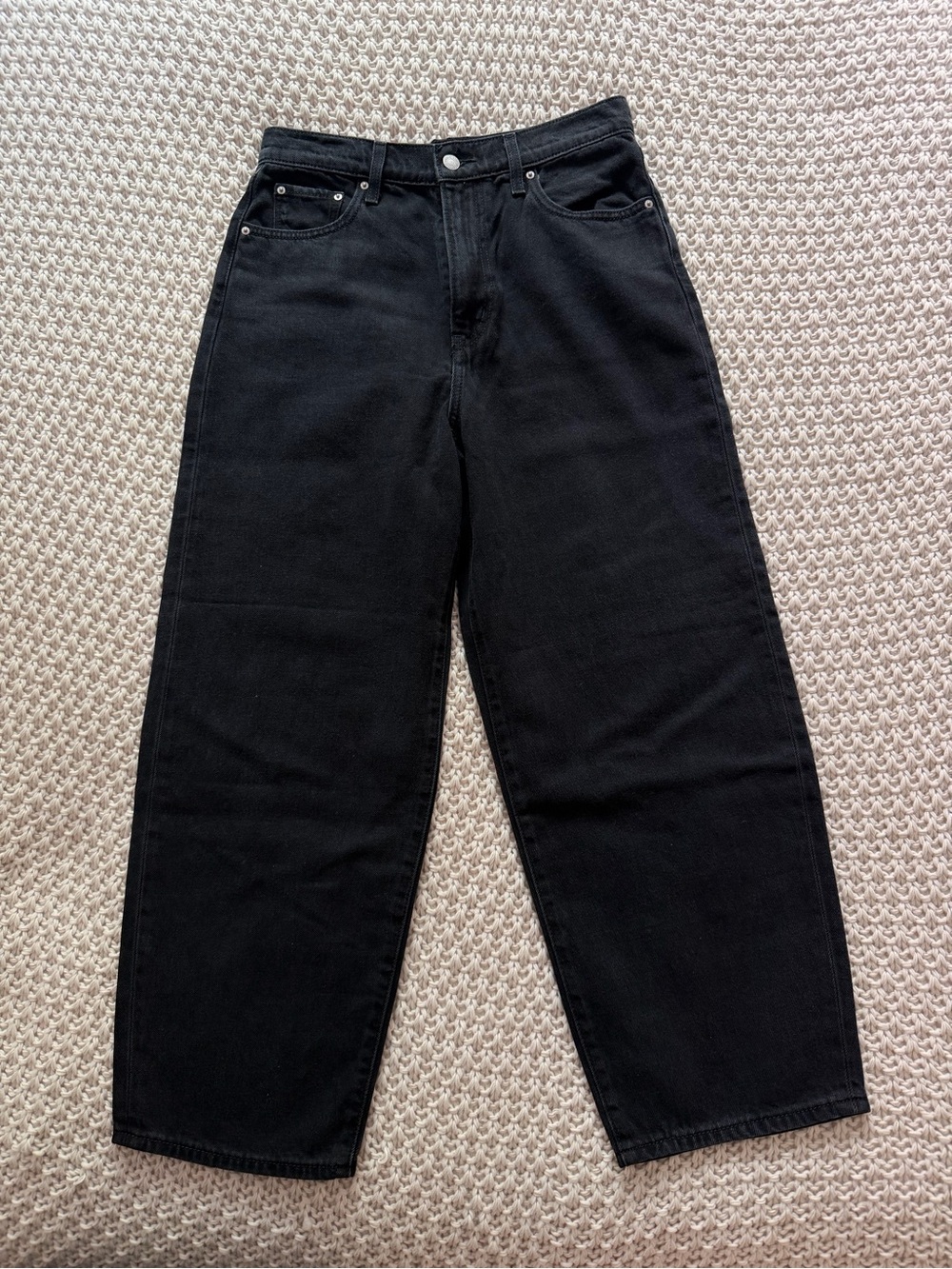 Levi’s Premium Balloon Leg Black Relaxed Fit Jeans